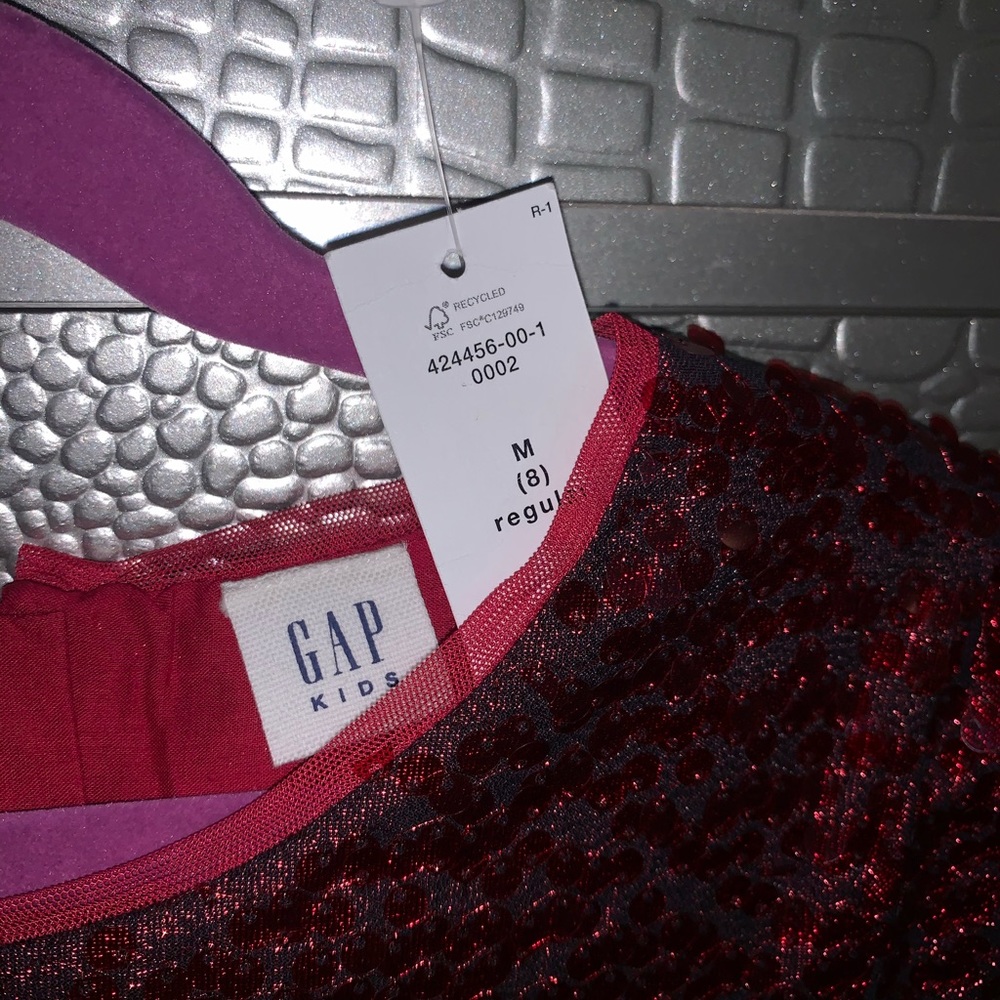 NWT GAP sequin kids dress